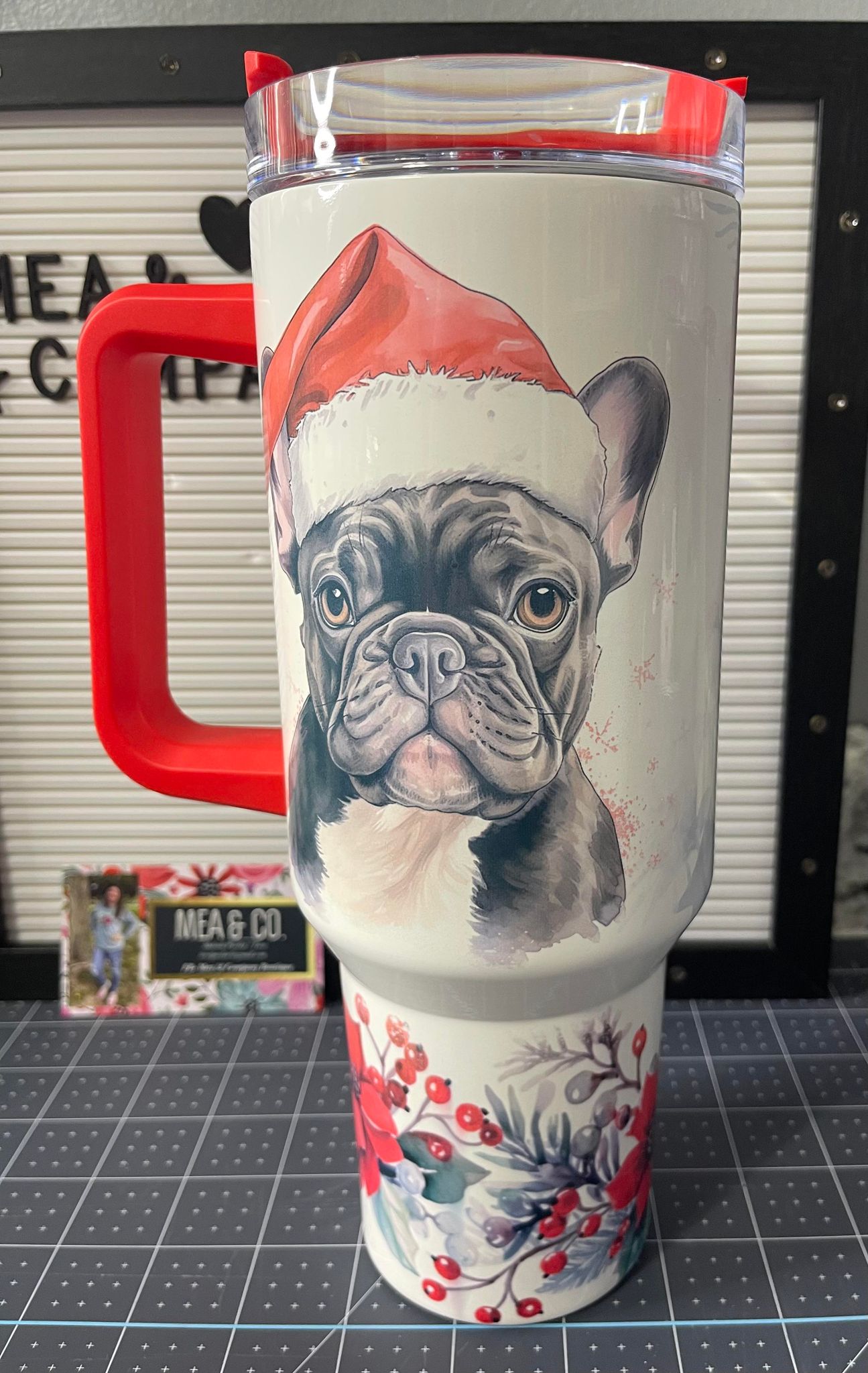 40 oz Frenchie Tumblers Ready to Go