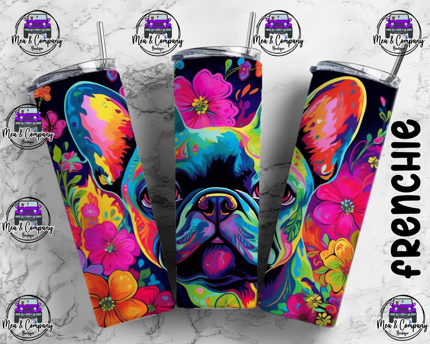 Frenchie Tumbler 20 oz