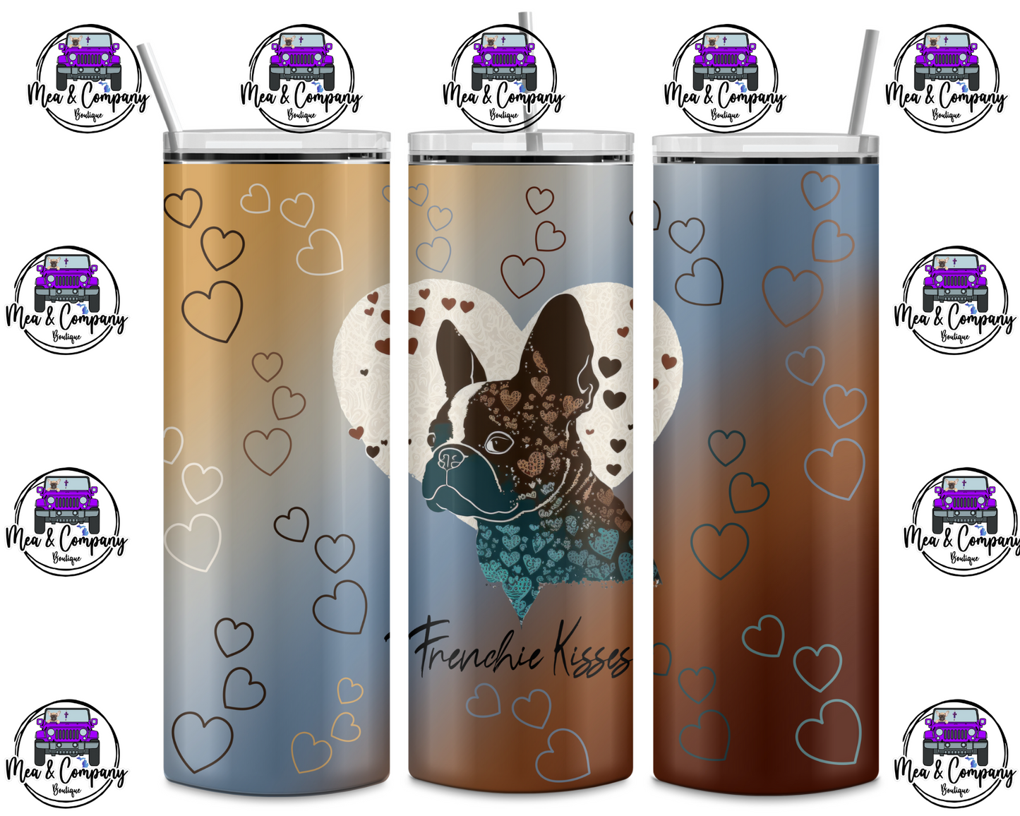 Frenchie Tumbler 20 oz