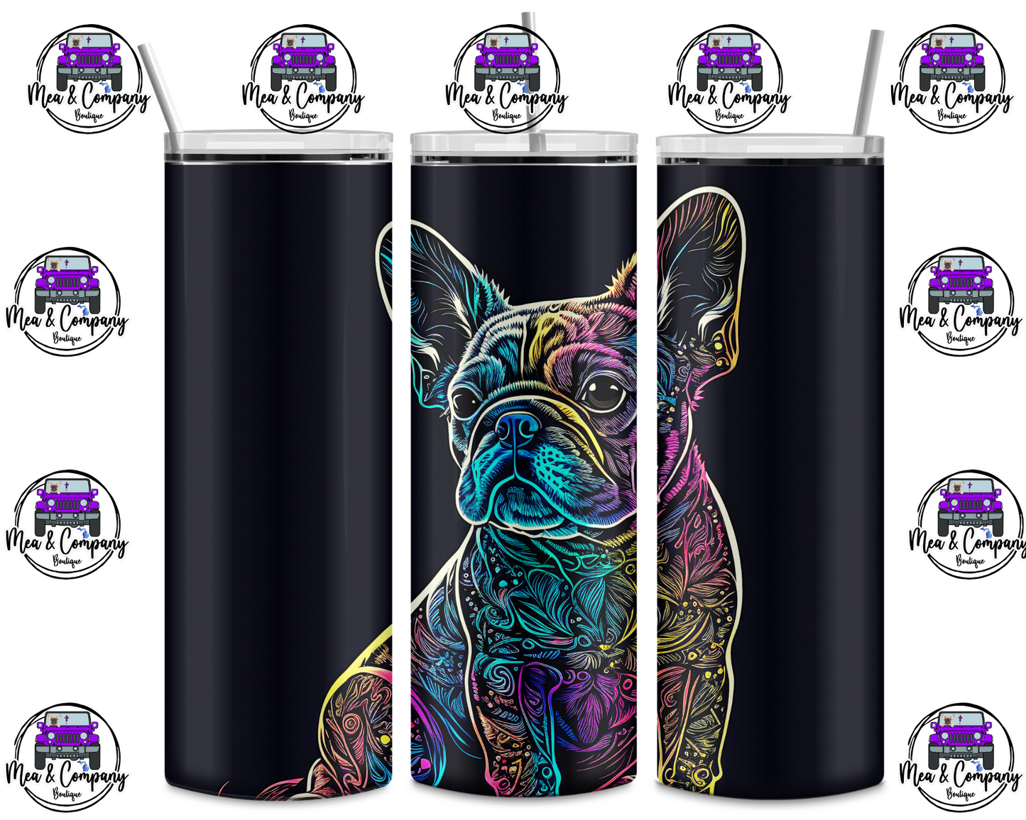 Frenchie Tumbler 20 oz