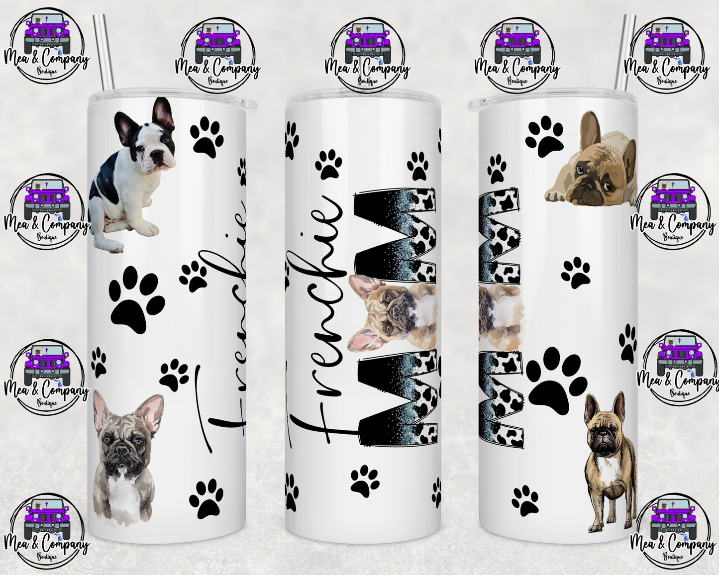 Frenchie Tumbler 20 oz