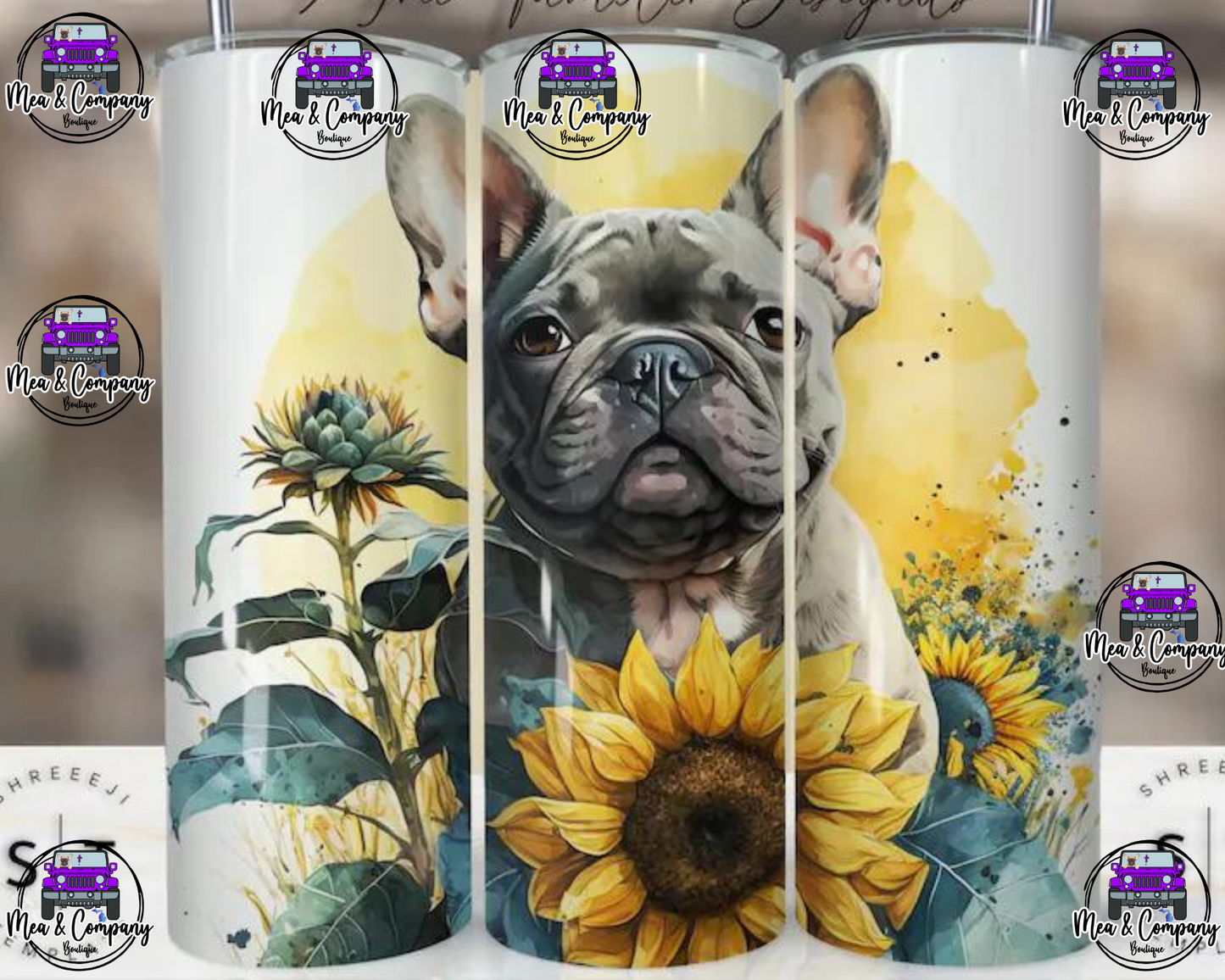 Frenchie Tumbler 20 oz